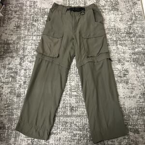 Boy Scouts Of America Pants Mens Small 28-29” Green Cargo Belted Pants